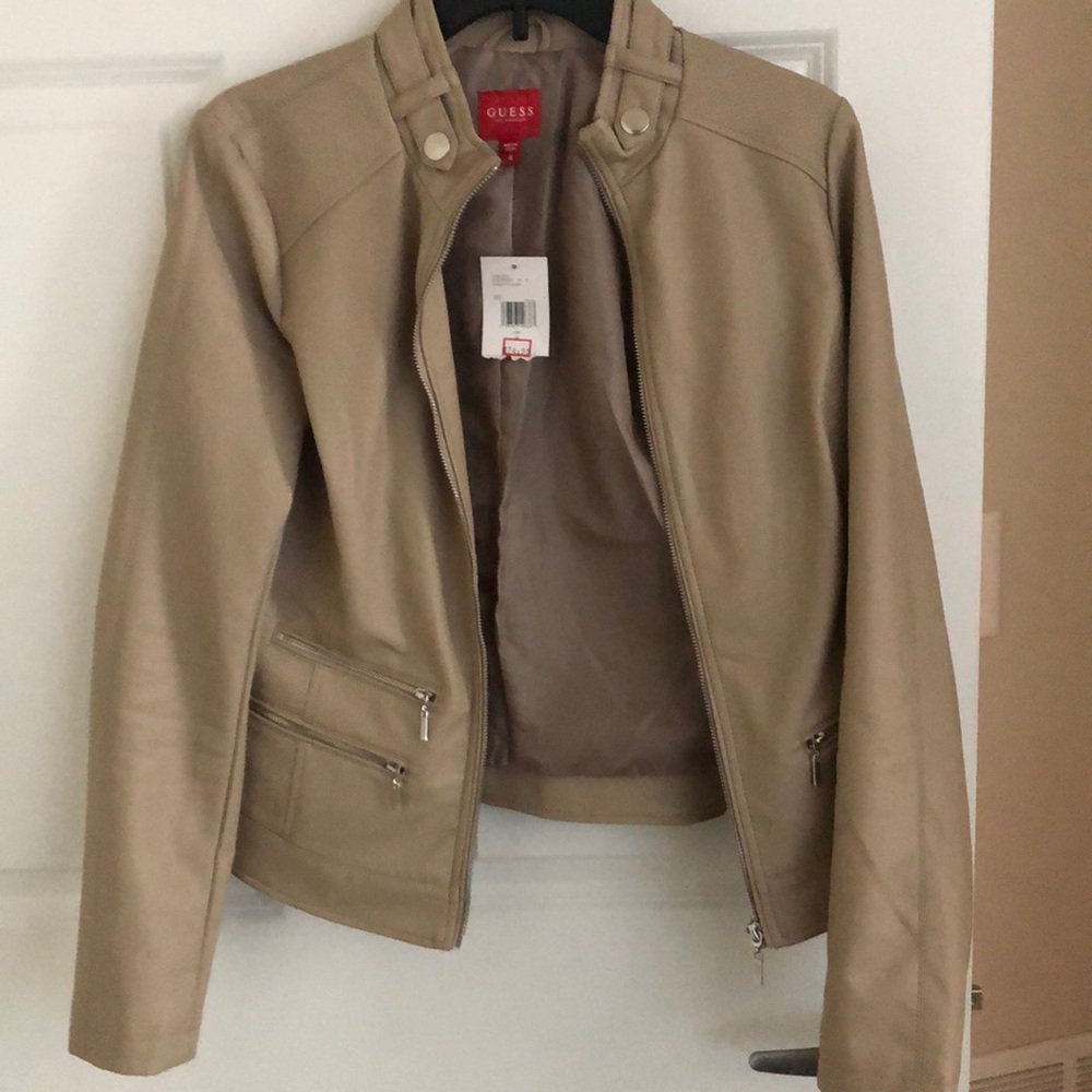 Guess leather coat